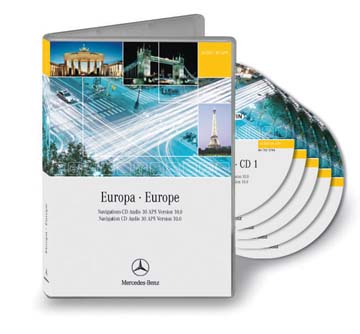Mercedes benz navigations cd audio 30 aps europa #6